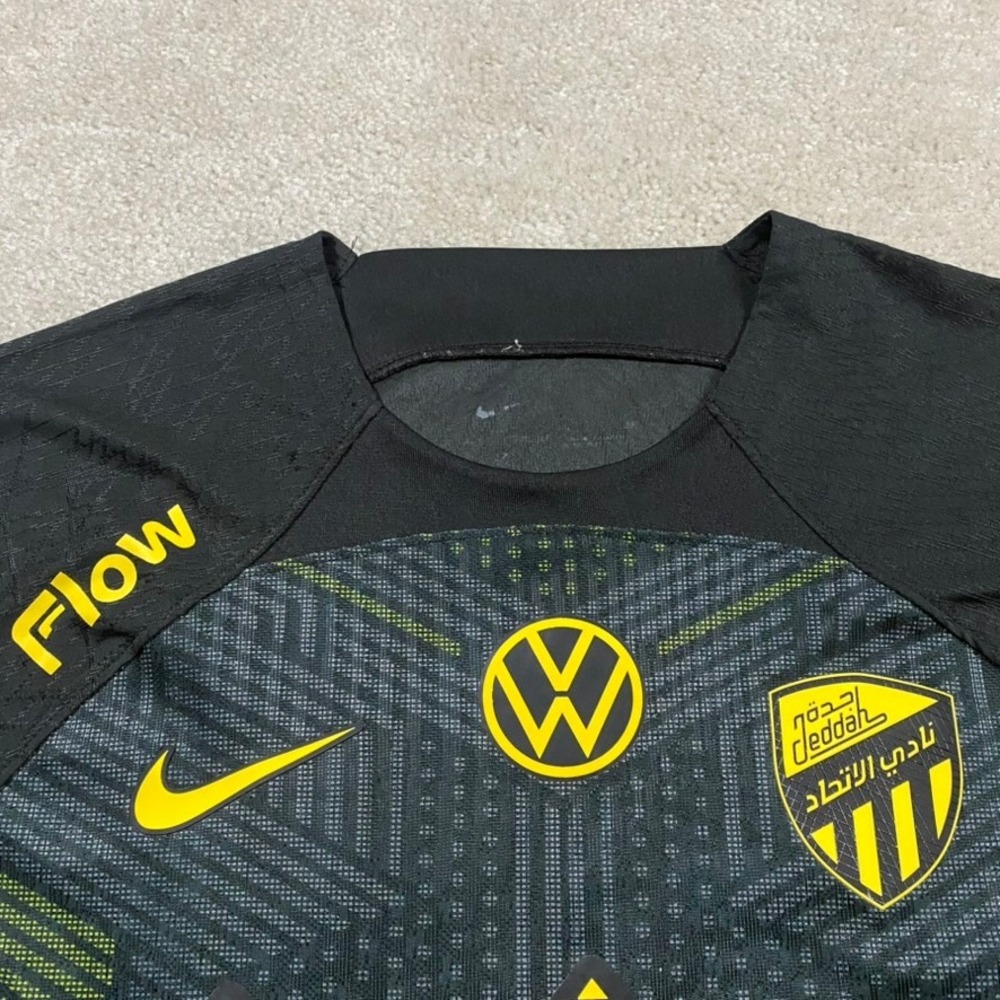 Nike Al-Ittihad Club Jersey Mens M 2024-25 Aouar 10 Soccer Football Kit - Picture 3 of 13
